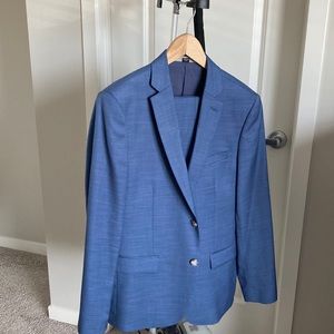 RW & Co Blue slim fit suit, worn once